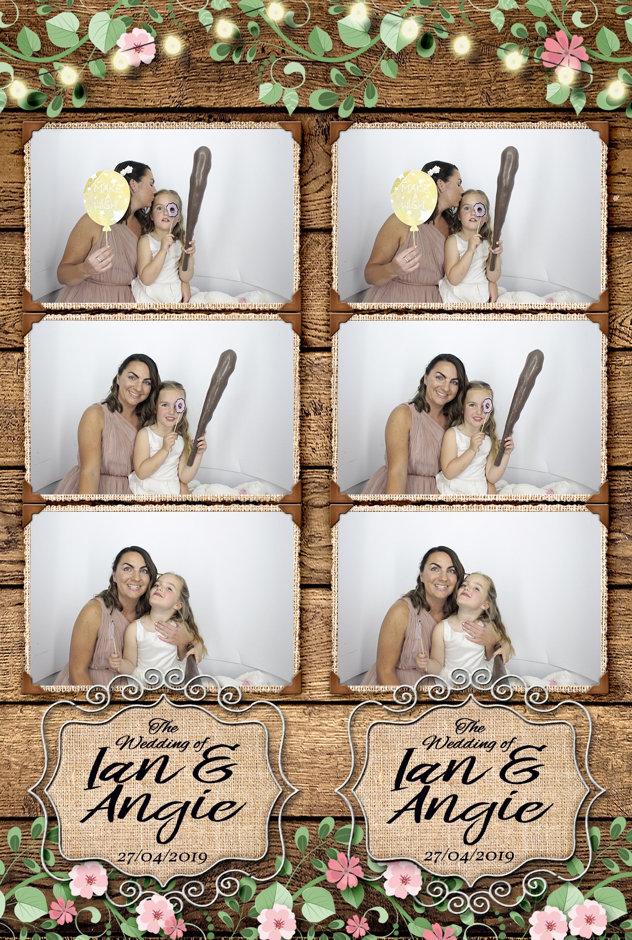 Ian & Angie’s wedding  | View more photos from the event at gallery.myphotoboothexperience.co.uk/u/MyPhotoBoothExperienceLtd/Ian-Angie’s-wedding